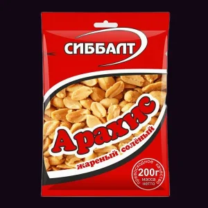 Арахис Сиббалт жареный соленый 200г